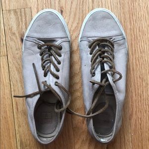 Blush Leather Frye Sneakers